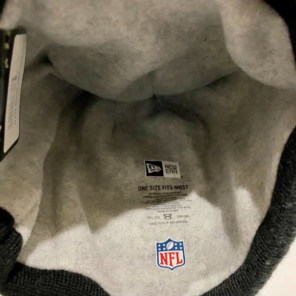 RARE 100% New Era 2016 Chicago Bears BLACK ALT Sport Knit Hat NFL Beanie Winter - Picture 4 of 4